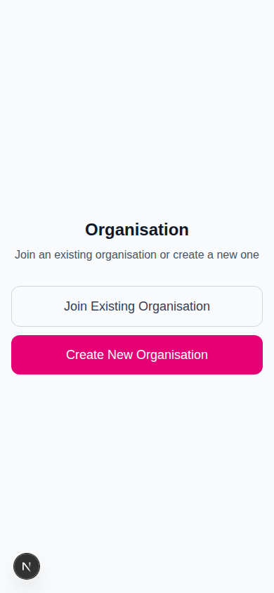 Organisation choice: join or create