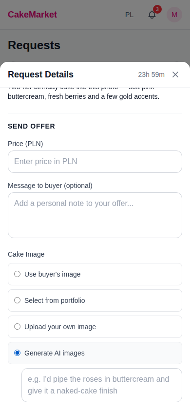 Offer form