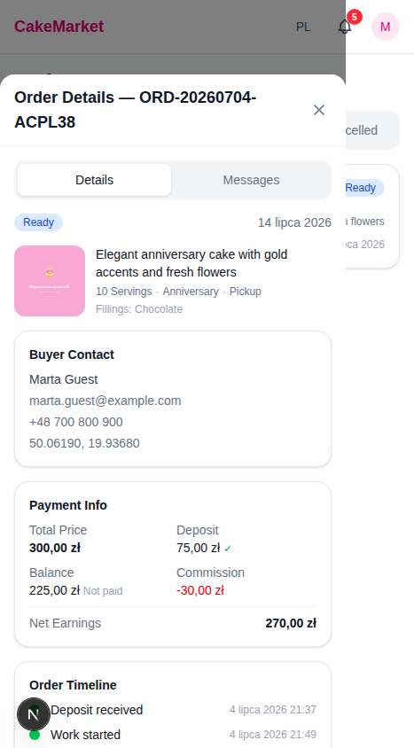 Recording an offline balance payment